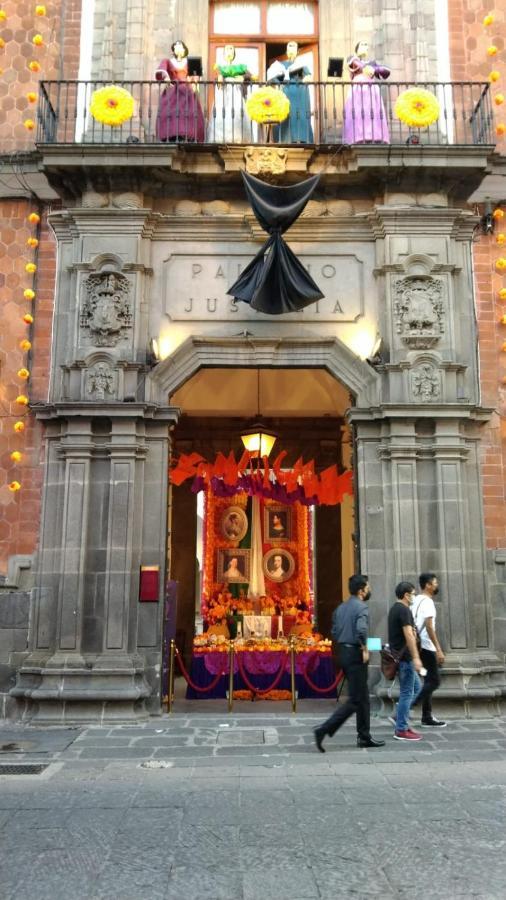 Hostal Azul Puebla Centro Historico Luaran gambar