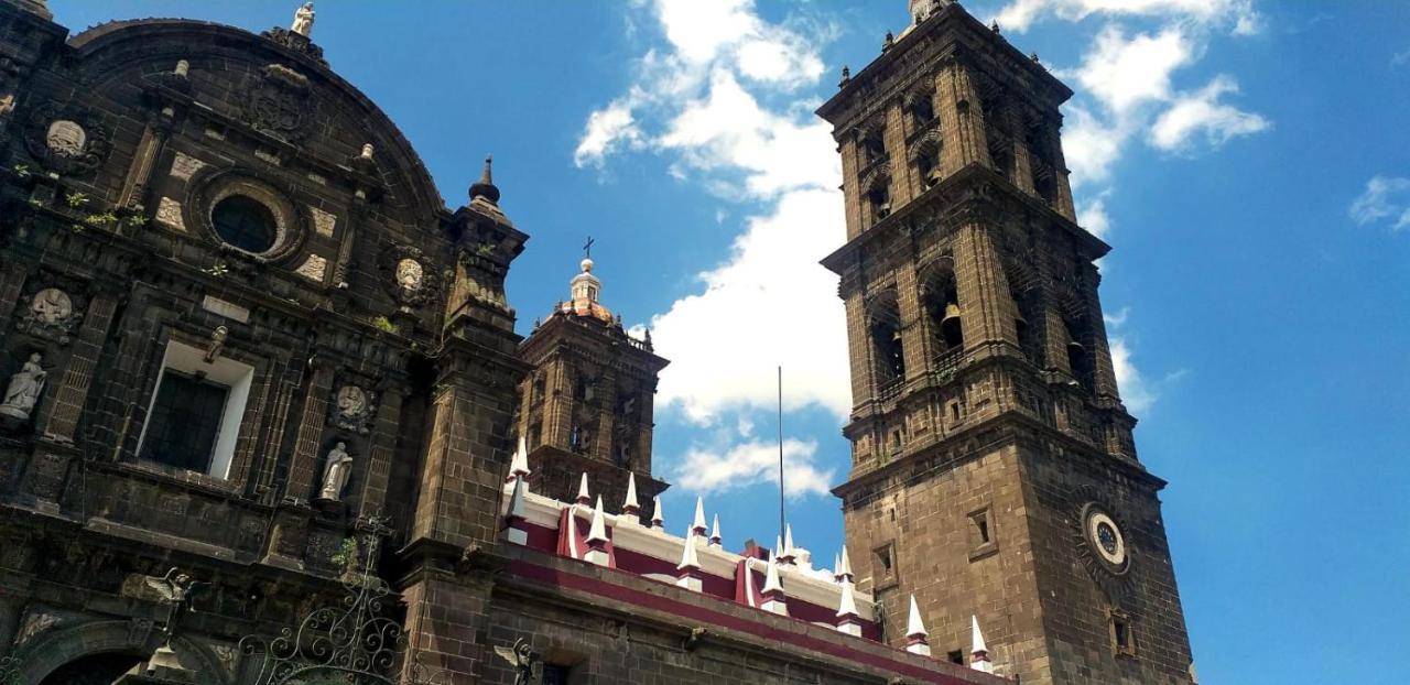 Hostal Azul Puebla Centro Historico Luaran gambar